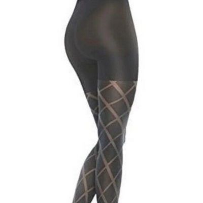 Love Your Assets by Sara Blakely Tights Flipside Diamond Reversible Shaping Sz 4